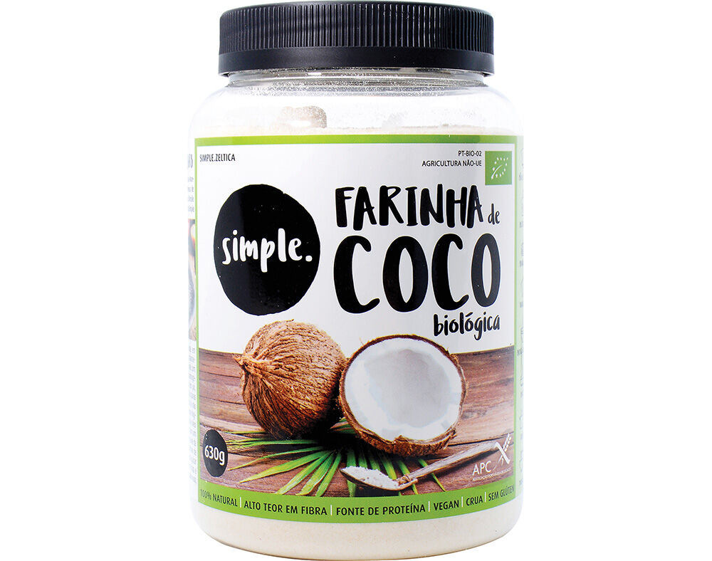 FARINHA SIMPLE DE C&Ocirc;CO BIO 630G