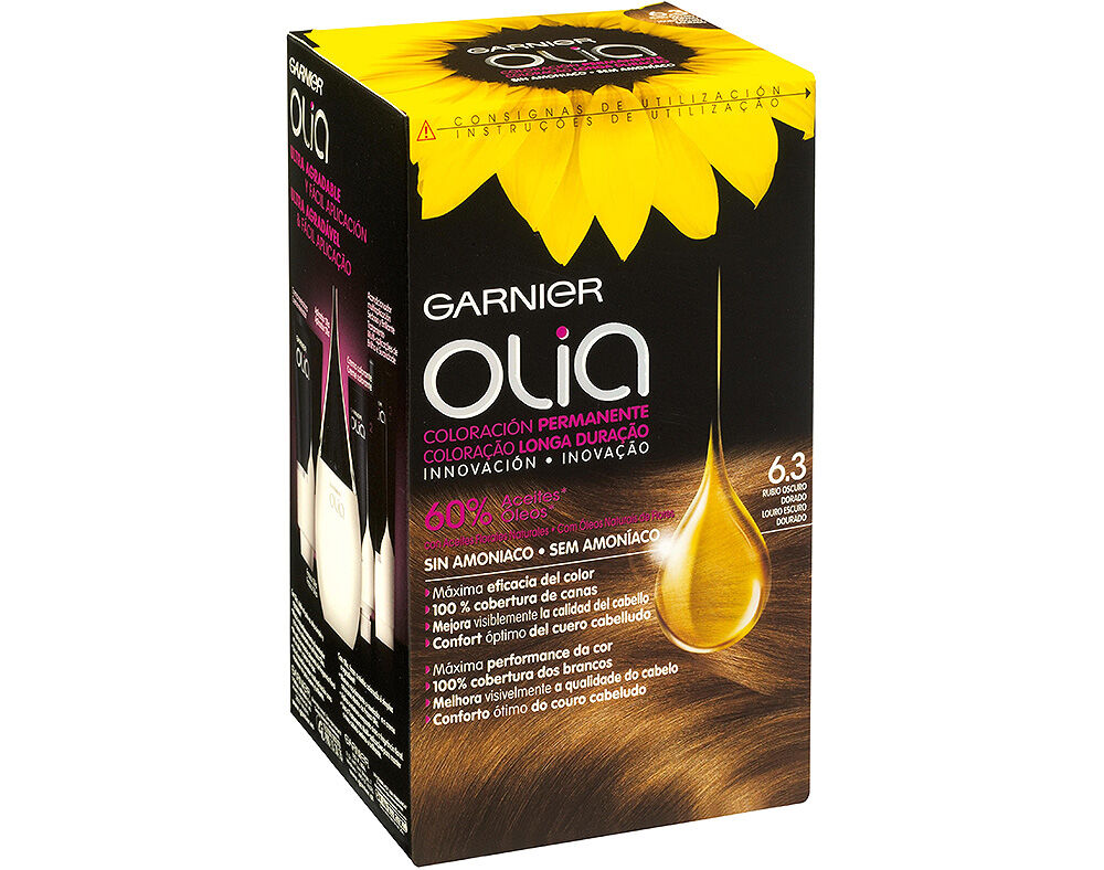 COLORA&Ccedil;&Atilde;O OLIA GARNIER LOURO ESCURO DOURADO 6.3