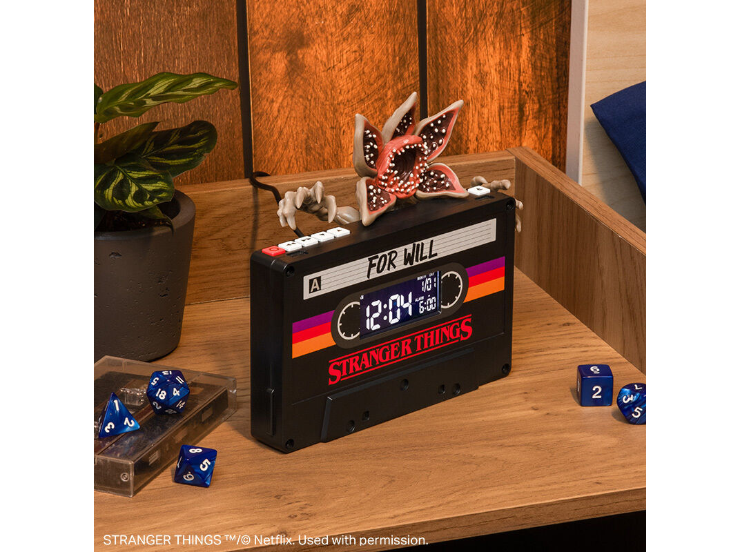 DESPERTADOR STRANGER THINGS DEMOGORGAN CASSETE image number 2
