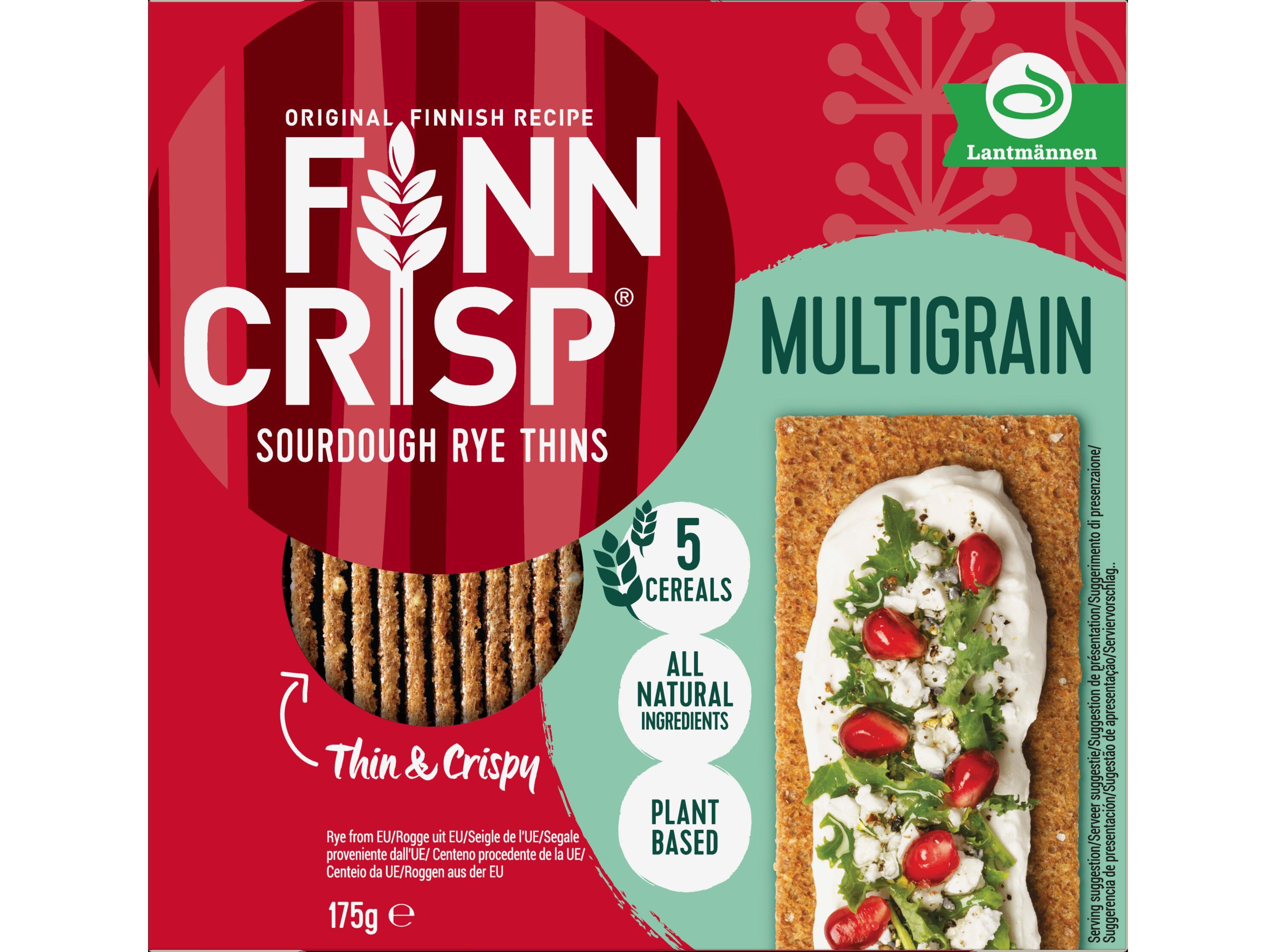 TOSTA FINN CRISP MULTIGRAIN 175G image number 0