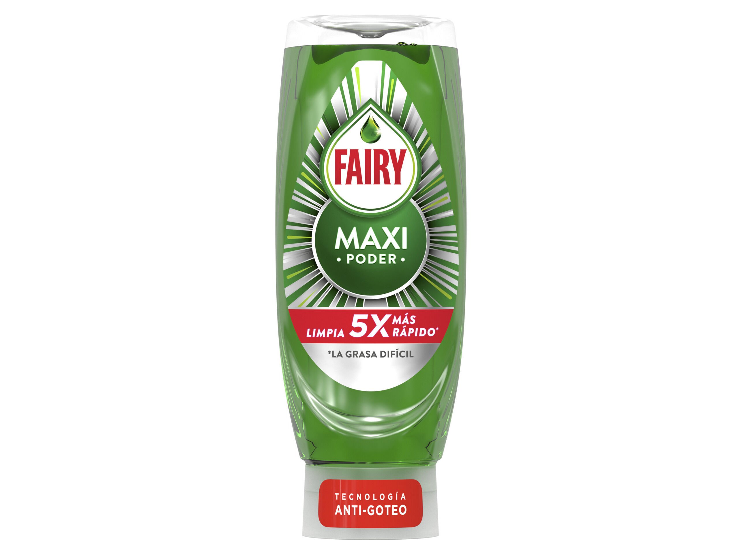 DETERGENTE LOI&Ccedil;A MANUAL FAIRY MAXI PODER ORIGINAL 545ML image number 0
