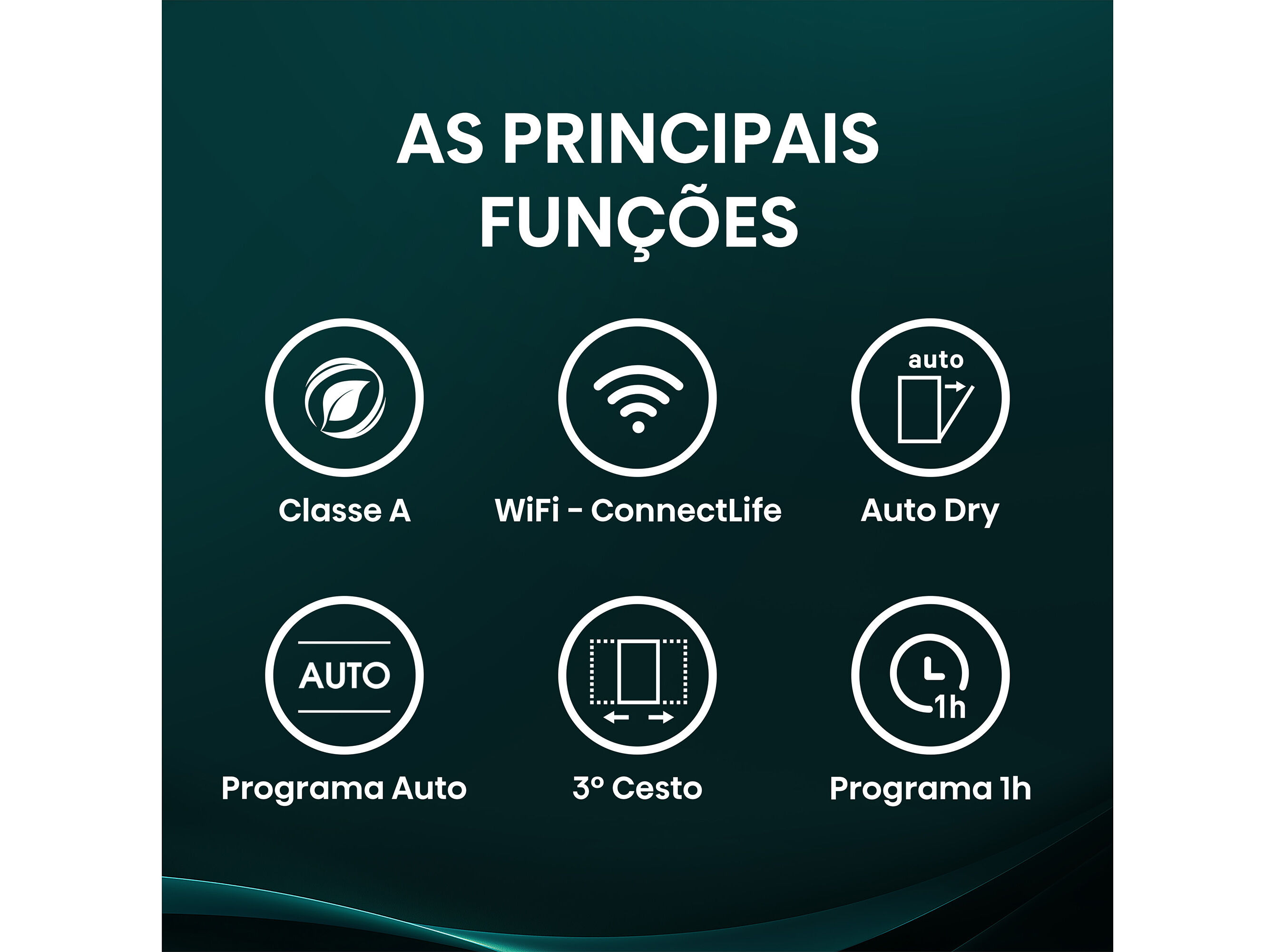 M&Aacute;QUINA LAVAR LOI&Ccedil;A HISENSE HS673A90X&nbsp; CLASSE A 16 CONJ. image number 6