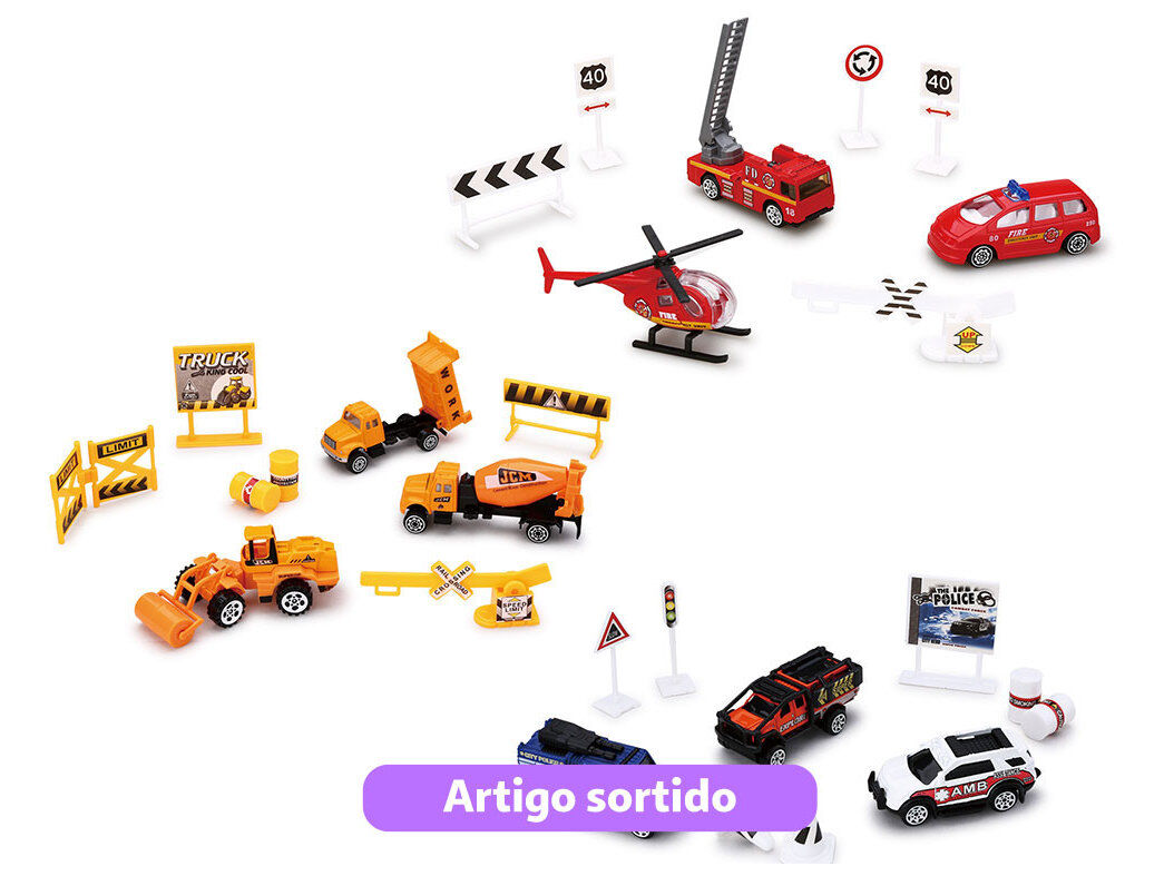 OVO COM CARRO MINIATURA ONE TWO FUN 1:64 COM ACESS&Oacute;RIOS MODELOS SORTIDOS image number 2