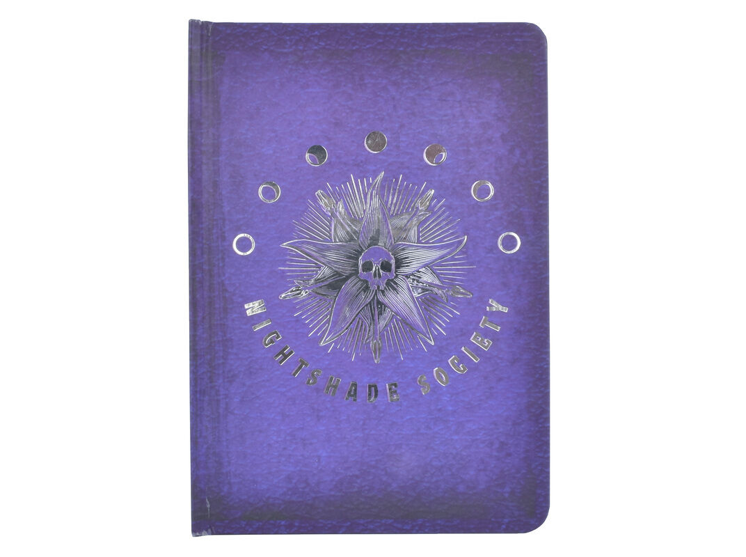 CADERNO A5 NIGHTSHADE WEDNESDAY