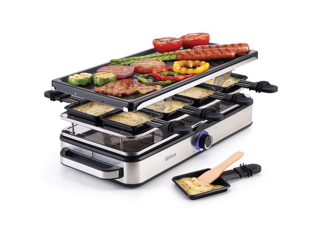 RACLETE 8 PESSOAS QILIVE Q.5531 2 EM 1