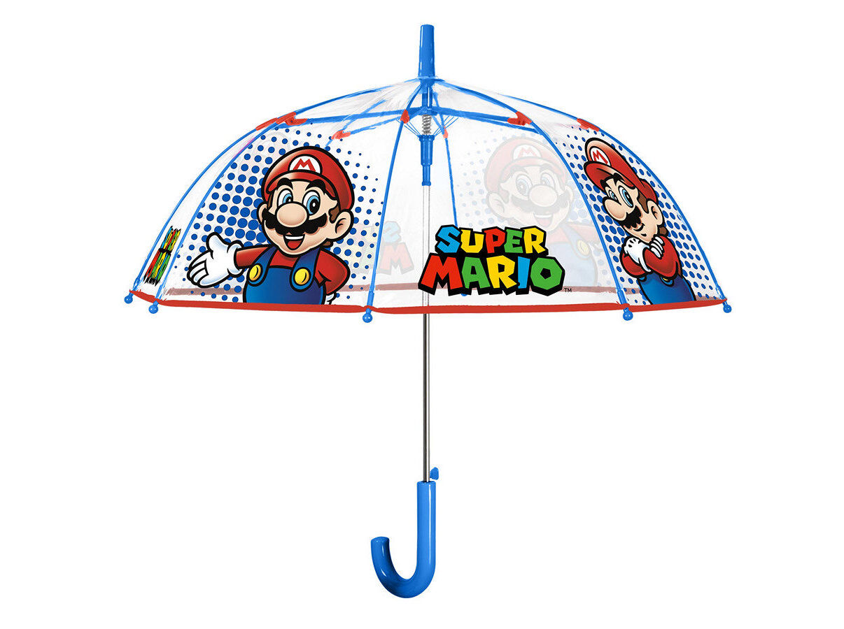 GUARDA-CHUVA LONGO MANUAL SUPER M&Aacute;RIO