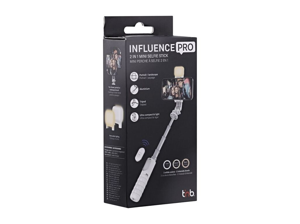 SELFIE STICK COM TRIP&Eacute; TNB INSELFIEWH BLUETOOTH PRO image number 4