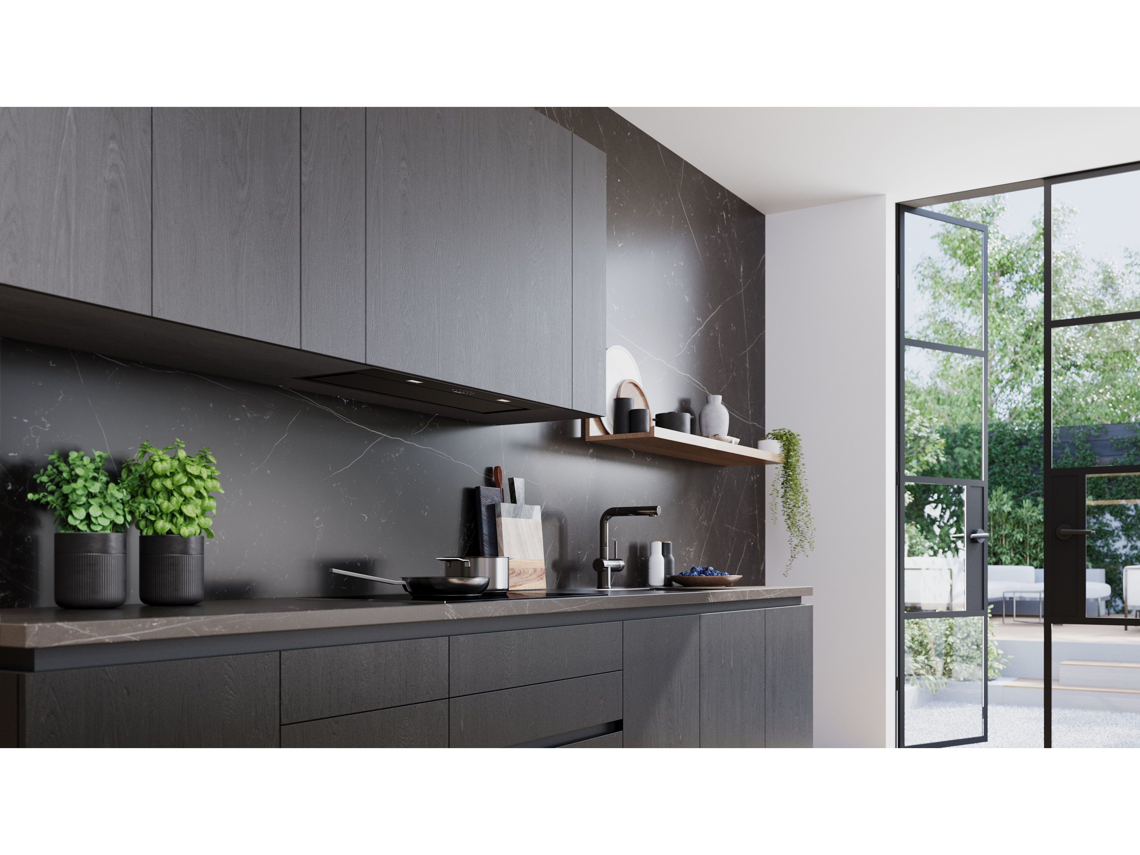 EXAUSTOR INTEGR&Aacute;VEL SIEMENS LB88NPC60 86 CM PRETO image number 1