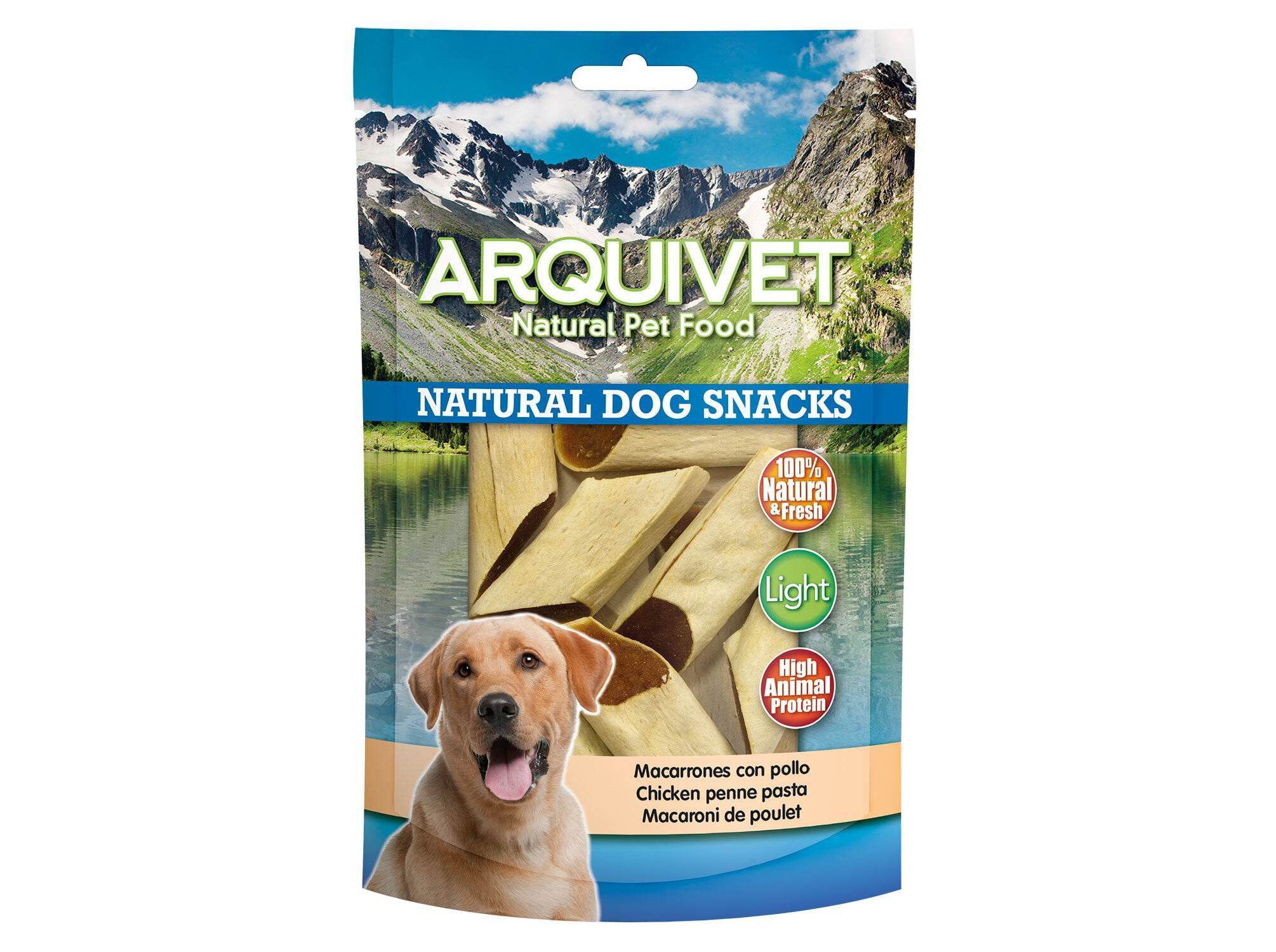 SNACKS C&Atilde;O ARQUIVET MACARONI FRANGO 100G image number 0