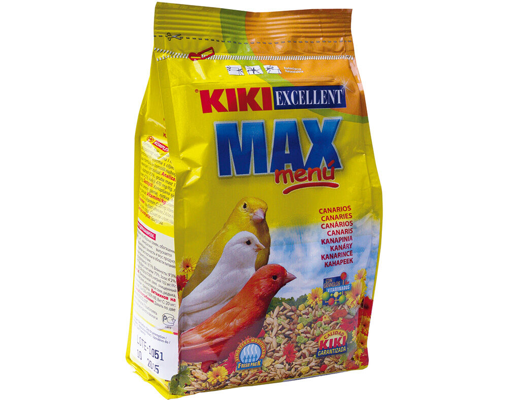 ALIMENTO PARA CAN&Aacute;RIO KIKI MAX MENU 500G