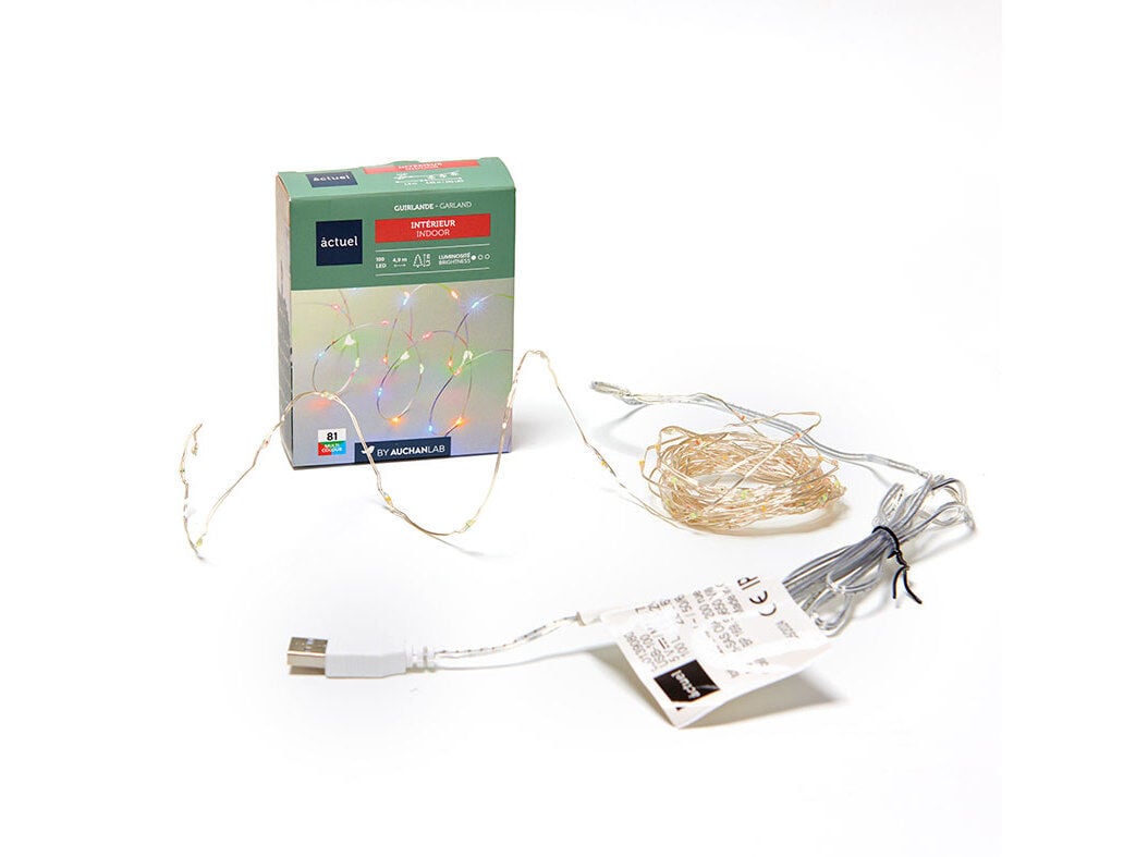 LUZES MULTICORES USB ACTUEL INTERIOR 100LED