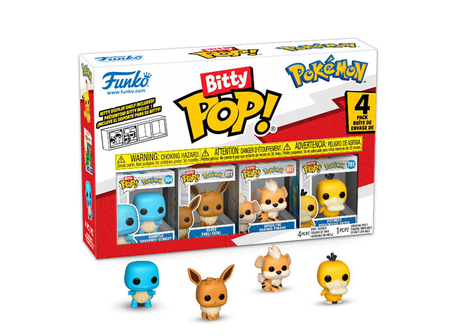 FIGURA FUNKO BITTY POP: POKEMON- SQUIRTLE 4