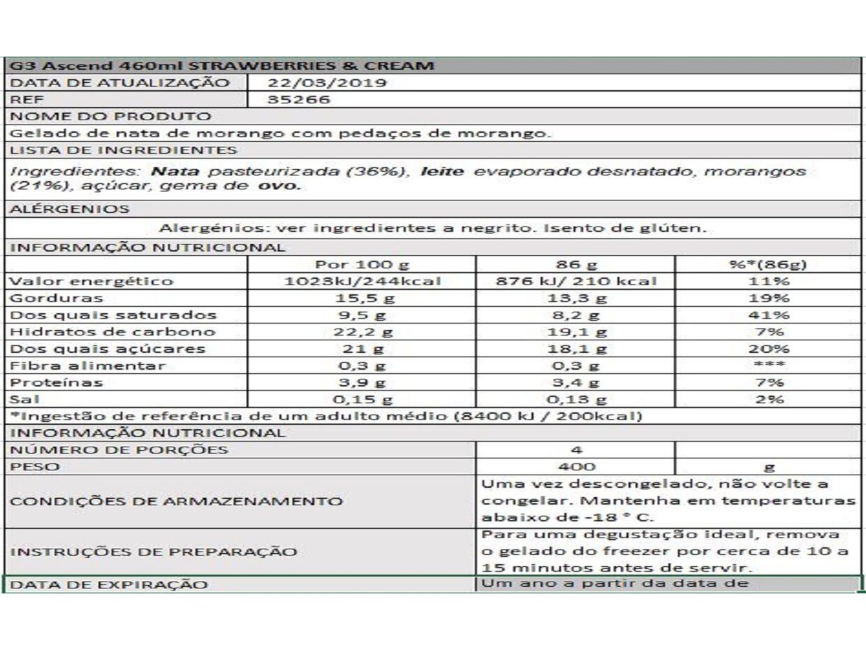 GELADO H&Auml;AGEN-DAZS MORANGO 460ML image number 1