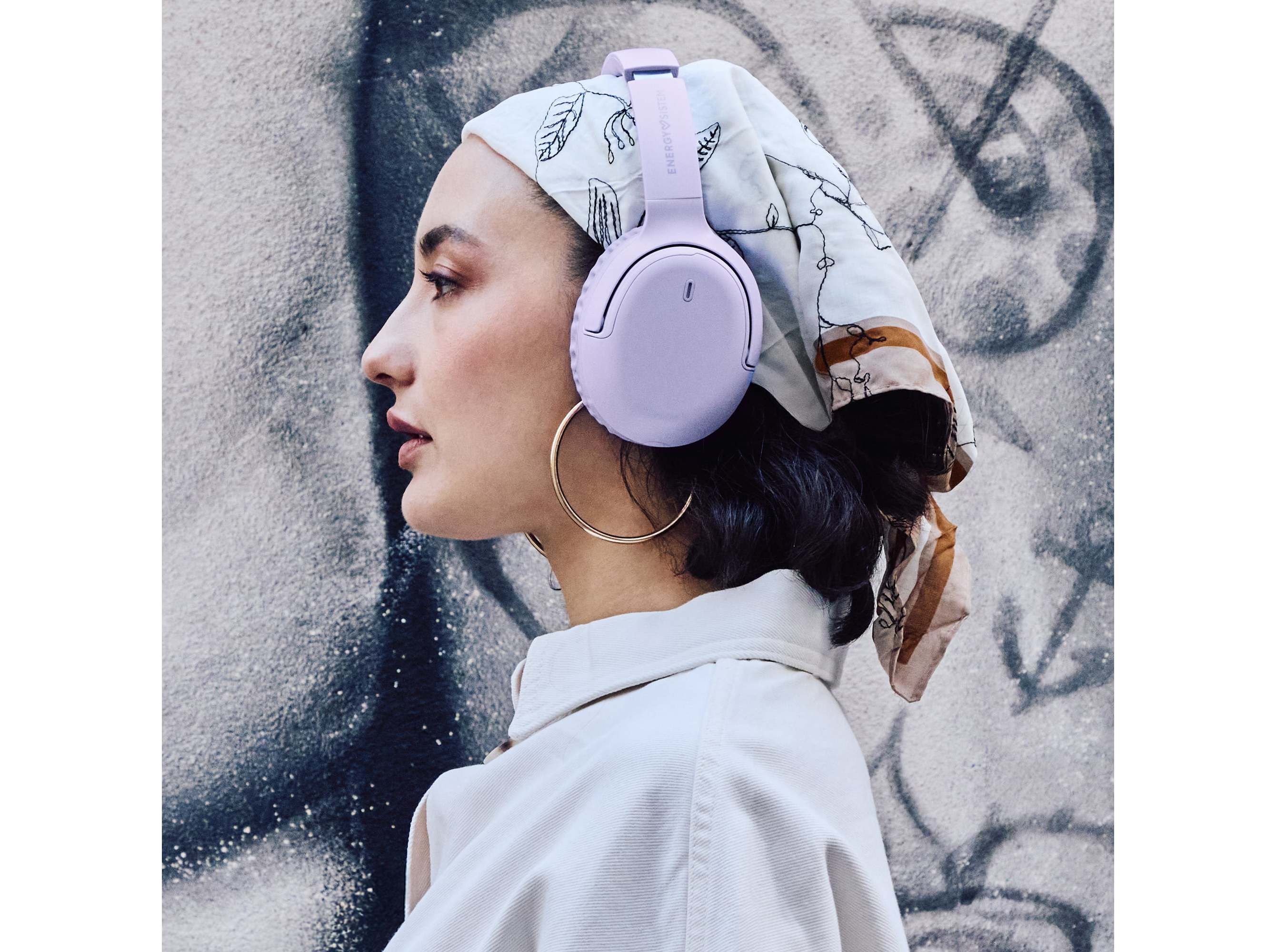 AUSCULTADORES ENERGY SISTEM LAVENDER RIZZ image number 8