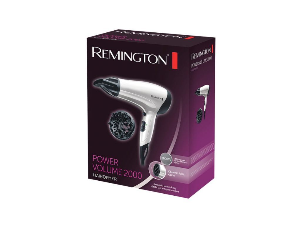 SECADOR DE CABELO REMINGTON D3015 POWER VOLUME 2000W image number 1