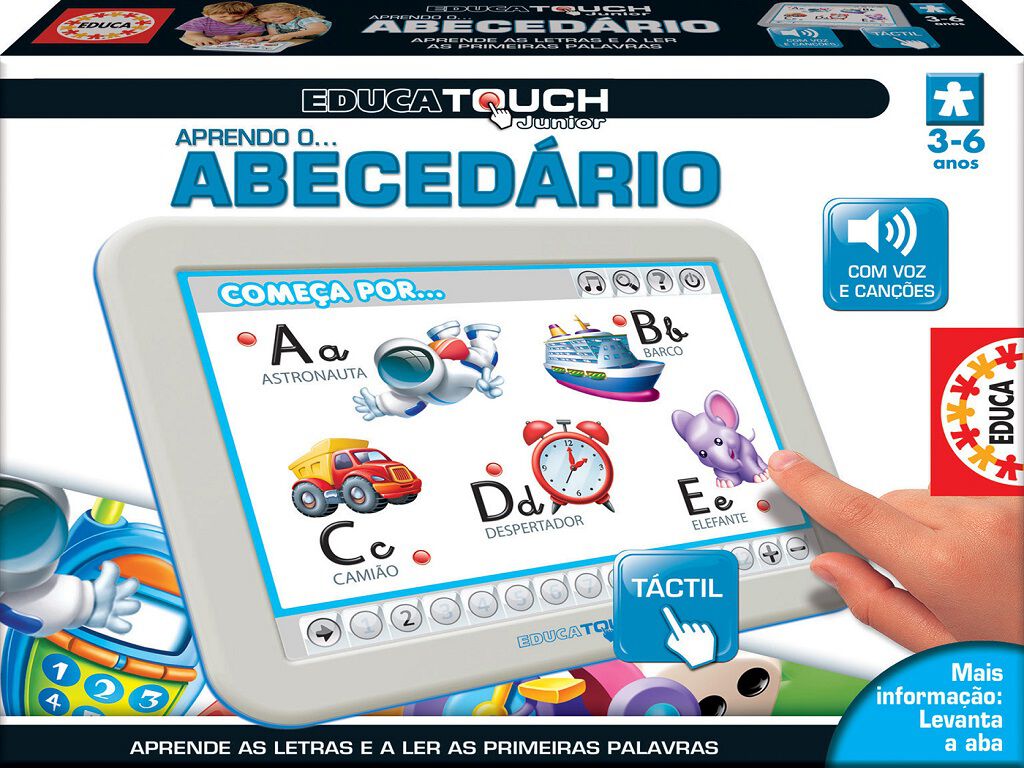 JOGO APRENDO O ABECED&Aacute;RIO EDUCA TOUCH J&Uacute;NIOR image number 0