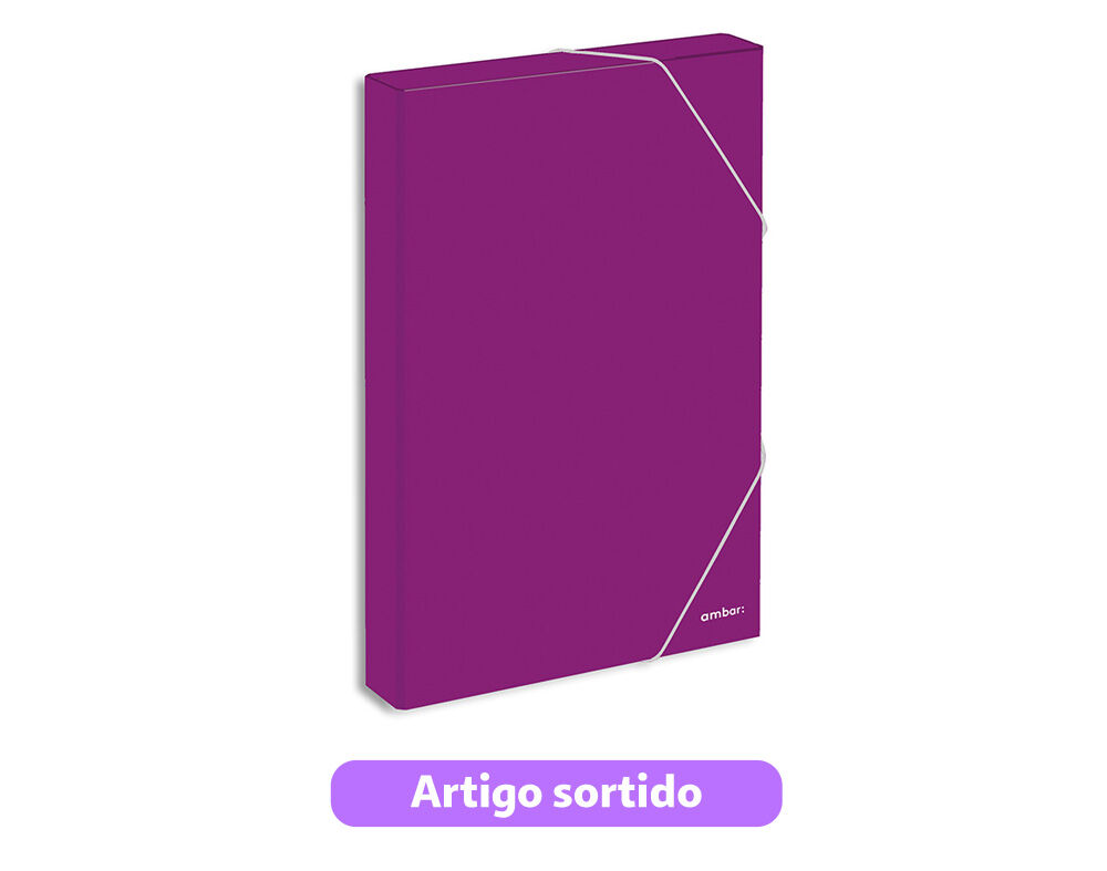 CAIXA DE PROJECTOS SCHOOL AMBAR A3 40MM CORES SORTIDAS image number 1