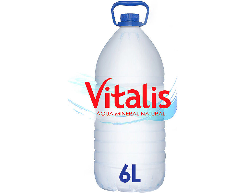 &Aacute;GUA VITALIS MINERAL GARRAF&Atilde;O 6L