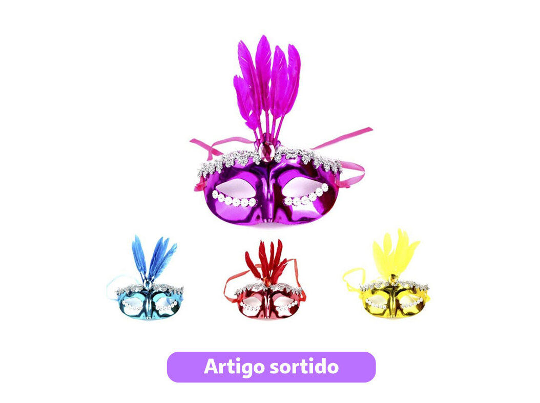 MASCARA VENEZA FUNMAKERS COLORIDA CORES SORTIDAS