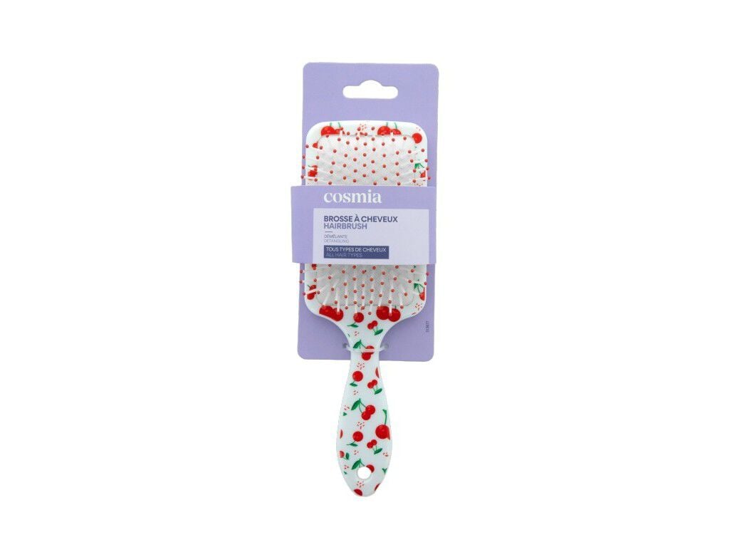 ESCOVA CABELO COSMIA CEREJA
