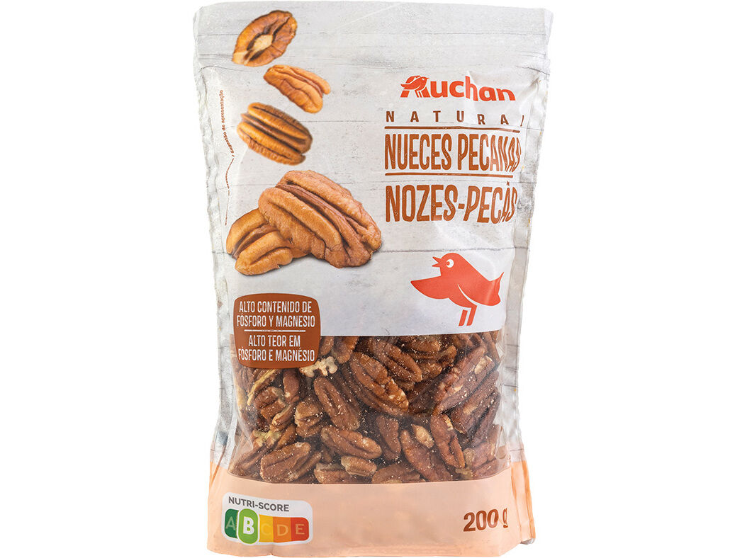 MIOLO NOZ PECAN AUCHAN 200 G