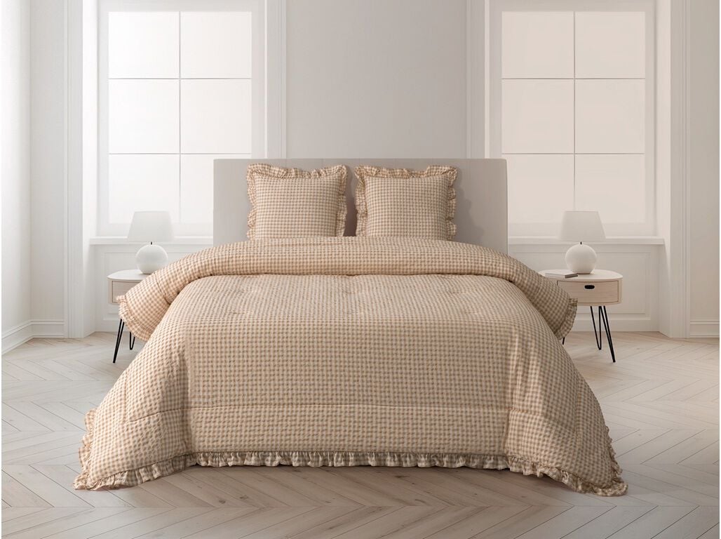 COBERTURA ACOLCHOADA HOMESPECIAL COM FOLHO 160X220CM