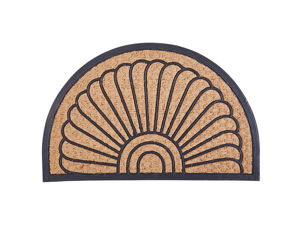 TAPETE ENTRADA ACTUEL MEIA LUA 75X45CM