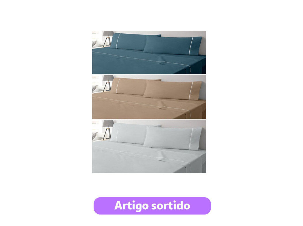 JOGO CAMA HOMESPECIAL LISO 260X270CM CORES SORTIDAS