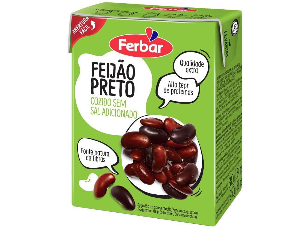 FEIJ&Atilde;O PRETO FERBAR TETRA 380G image number 1