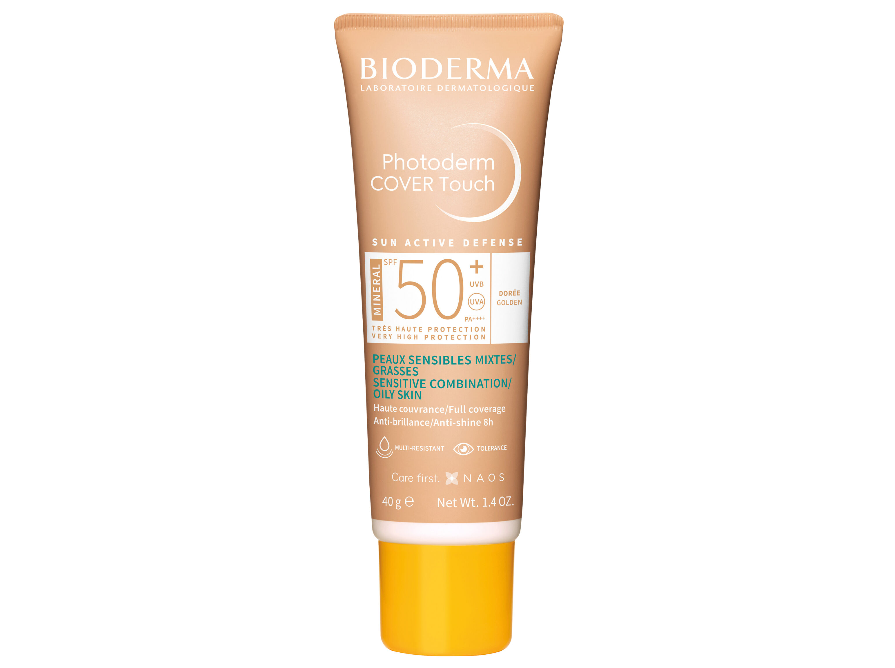 CREME BIODERMA PHOTODERM COVER TOUCH DOURADO SPF50+ 40ML image number 1