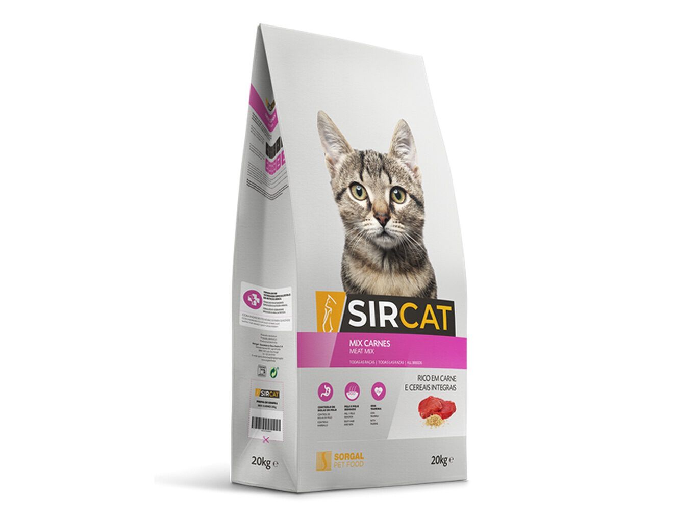 RA&Ccedil;&Atilde;O GATO SIRCAT ADULTO MIX CARNES 3KG image number 1