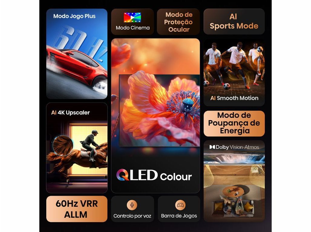 TV QLED HISENSE 75E7Q (75" SMART 4K 189CM) image number 1