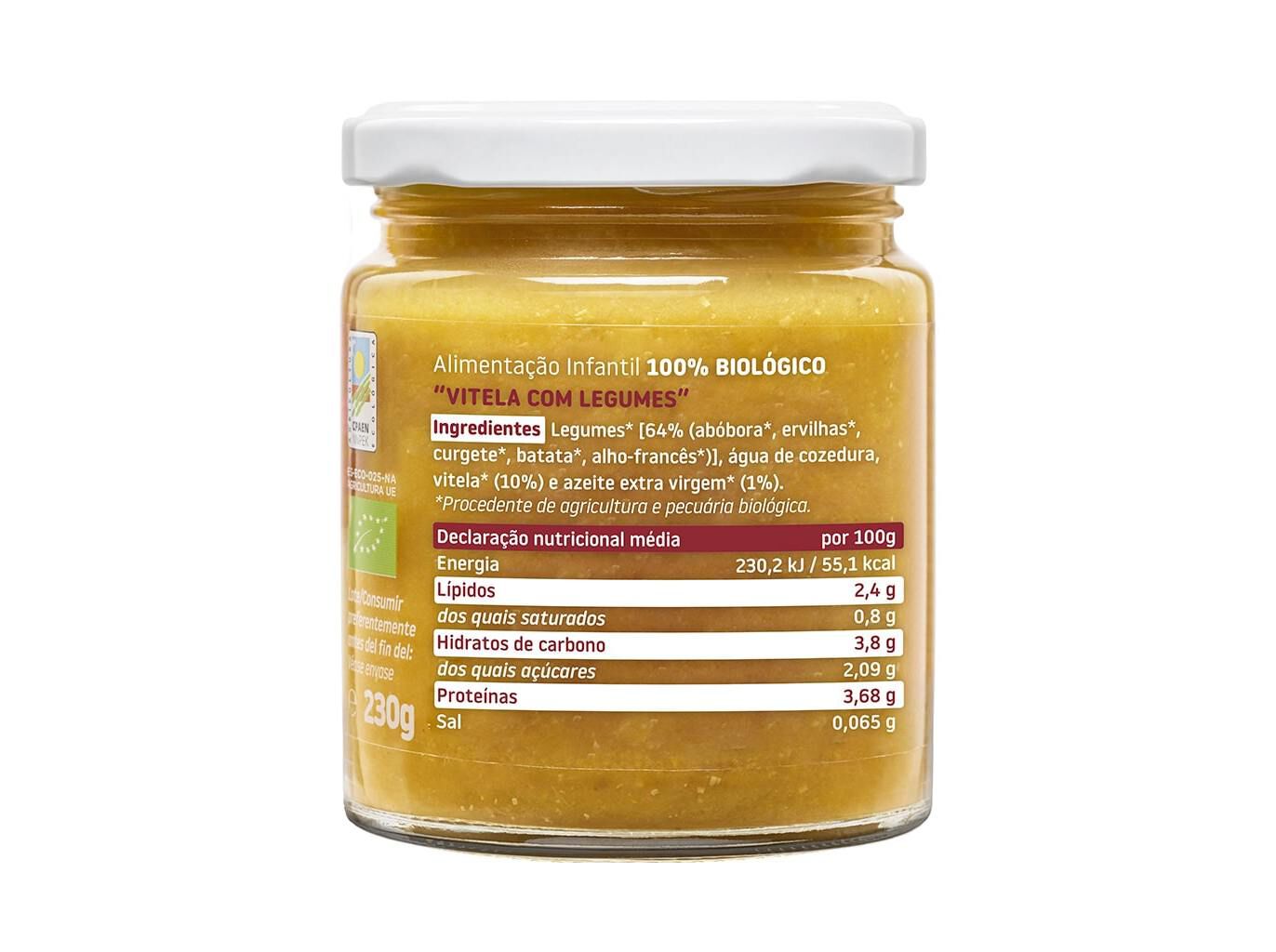 REFEI&Ccedil;&Otilde;ES SMILEAT BIO VITELA LEGUMES 230GR image number 2