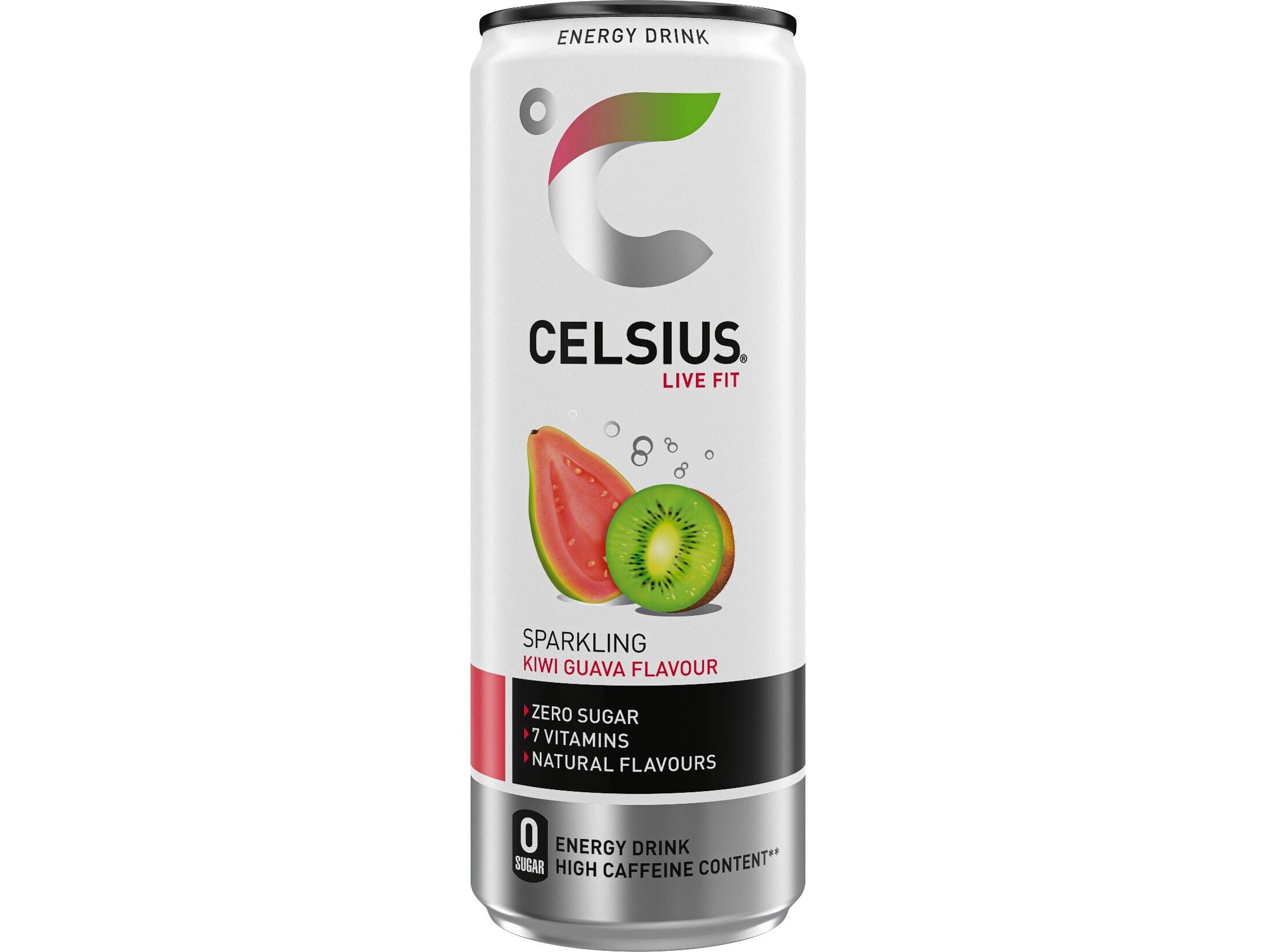 BEBIDA ENERG&Eacute;TICA CELSIUS KIWI GOIABA 0.355L (SDR)