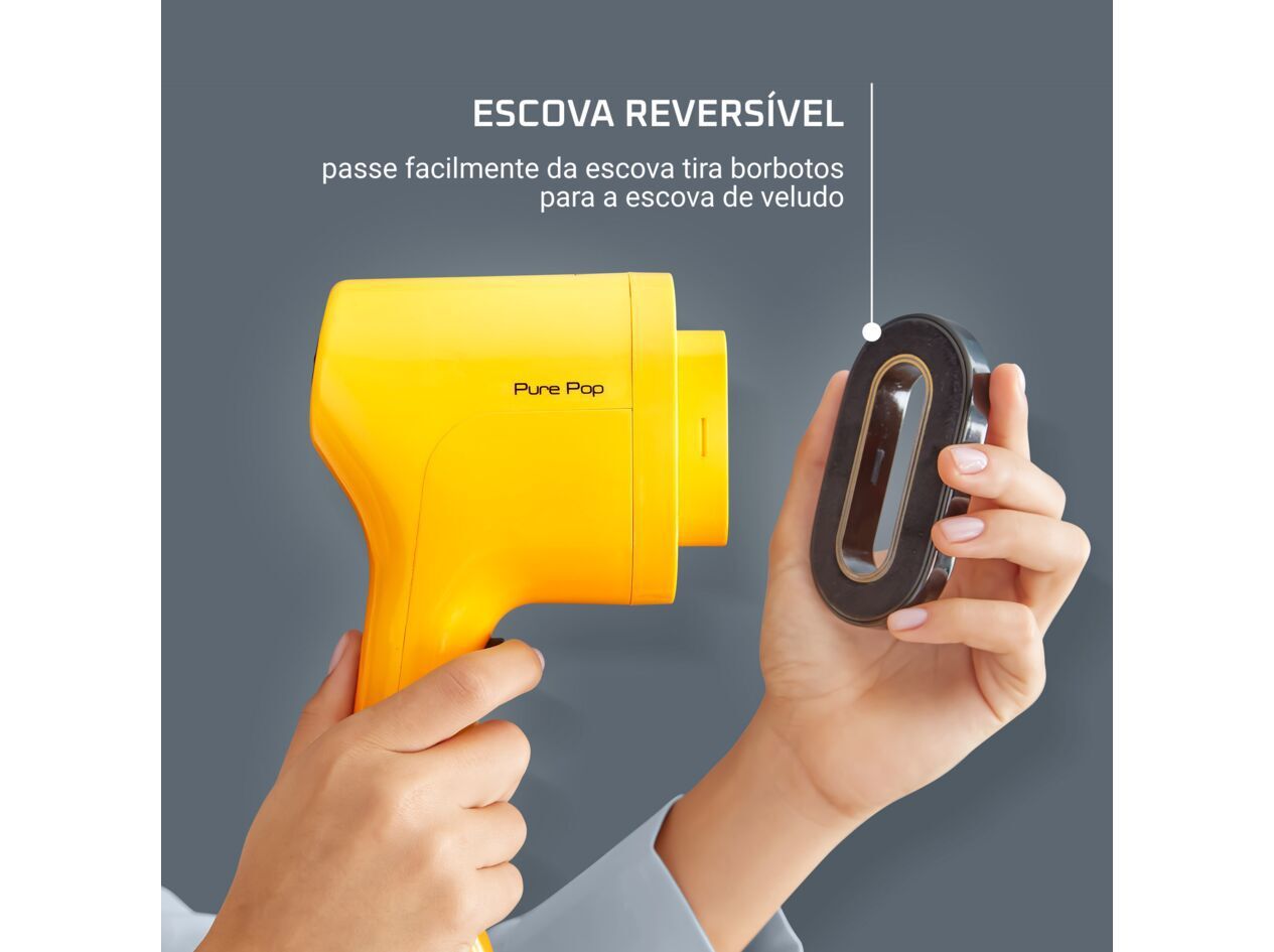 ESCOVA A VAPOR VIAGEM ROWENTA DR2026D1 PURE POP AMARELO image number 2