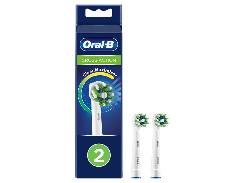 RECARGA ORAL B ESCOVA EL&Eacute;CTRICA CROSS ACTION 2UN