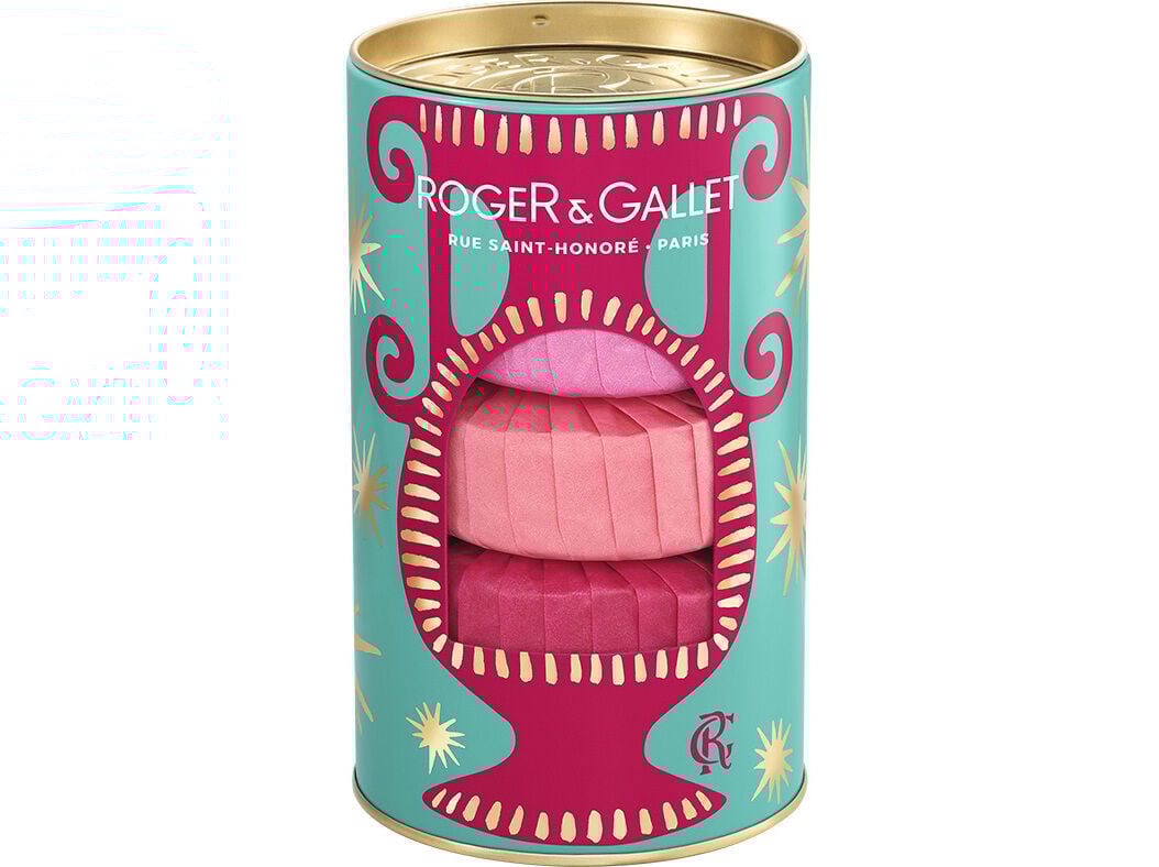 TRIO SABONETES ROGER&GALLET FIGUIER/GINGEMBRE/ROSE 3X100G