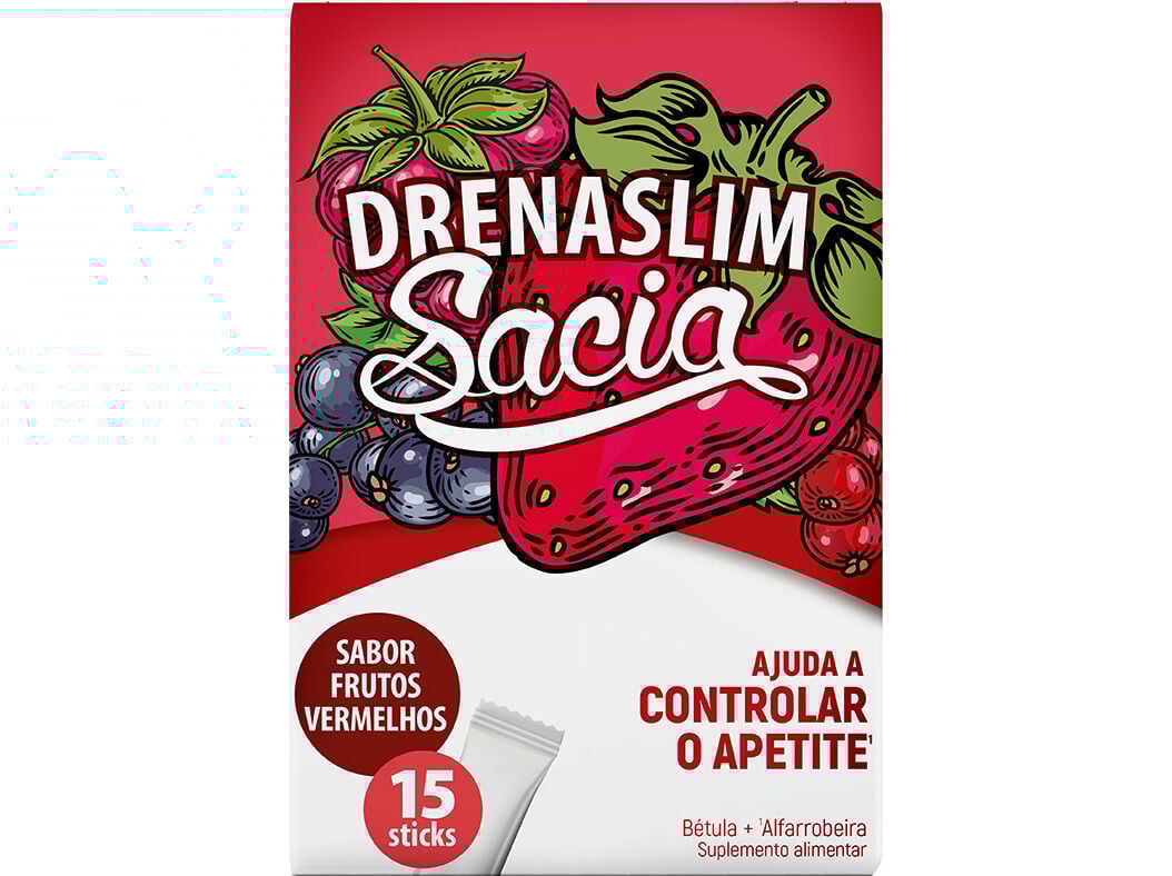 SUPLEMENTO DRENASLIM SACIA FRUTOS VERMELH 15 STICKS image number 0