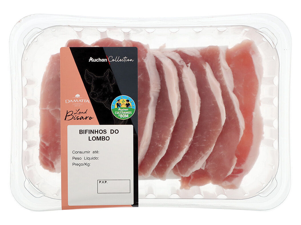 BIFINHOS LOMBO DE PORCO LAND BISARO AUCHAN CULTIVAMOS O BOM KG image number 0
