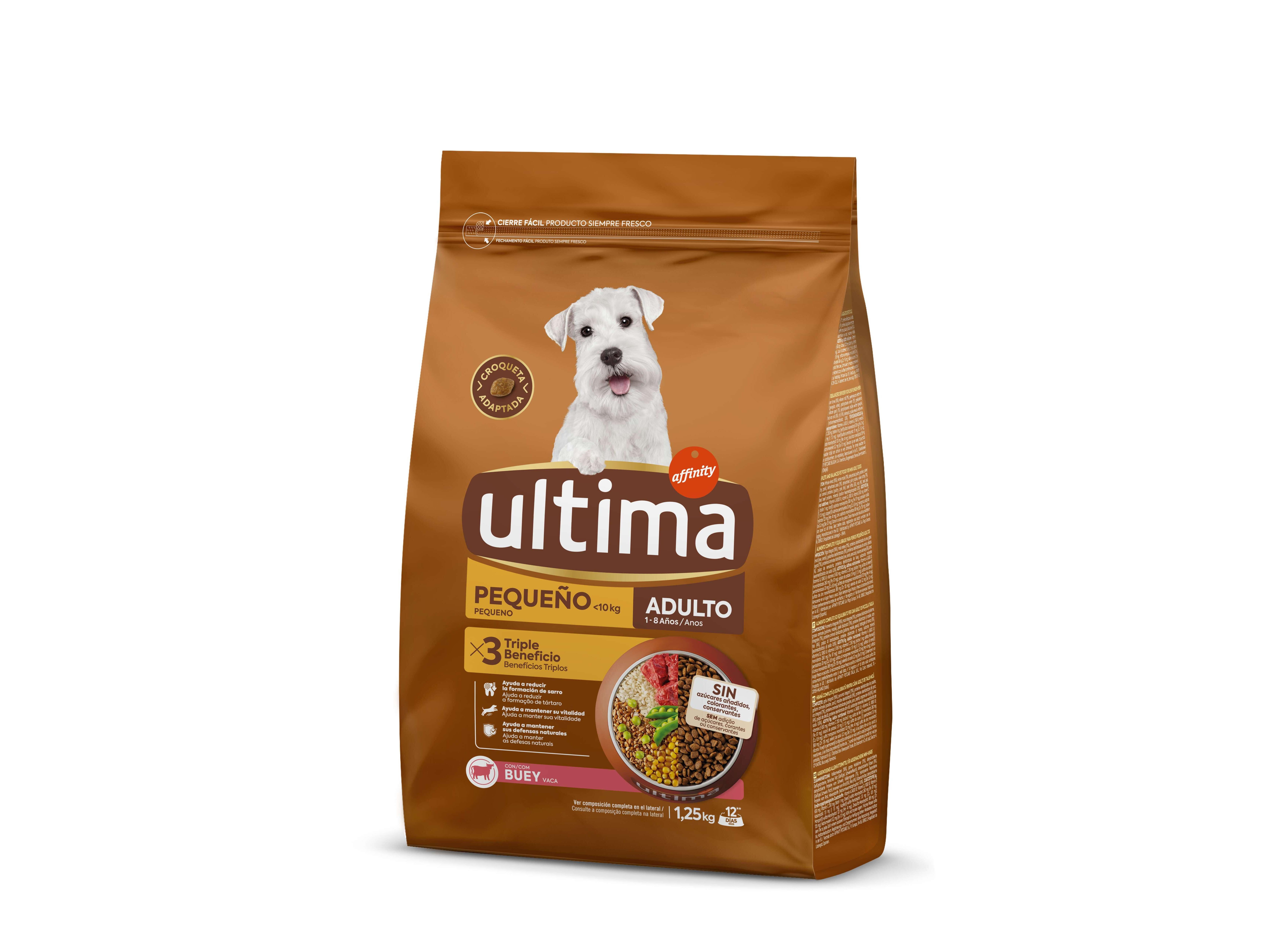 RA&Ccedil;&Atilde;O C&Atilde;O ULTIMA MINI ADULTO VACA 1.25KG image number 0