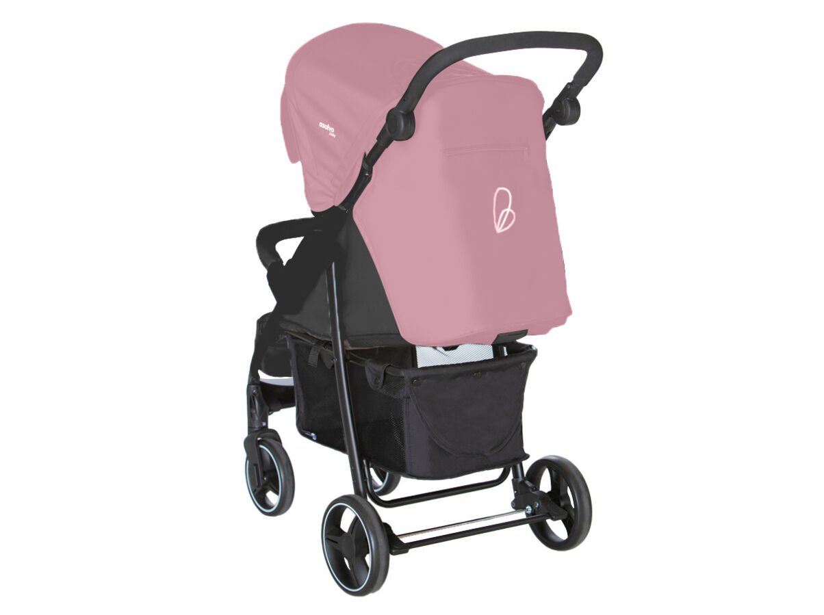 CARRINHO DE BEB&Eacute; ASALVO AMERICA 3 ROSA 106X82X51CM image number 1