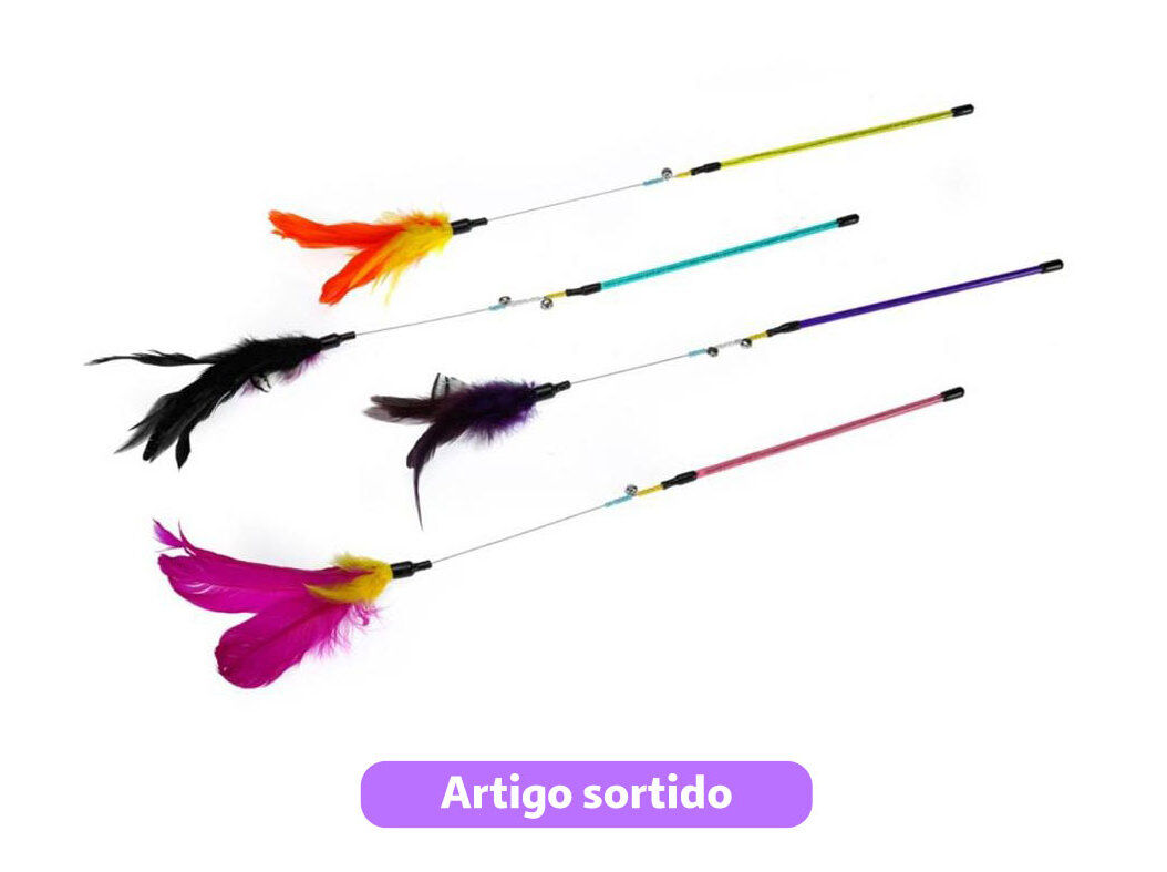 BRINQUEDO GATO- FISHING EBI ROD ROSE - SORTIDOS