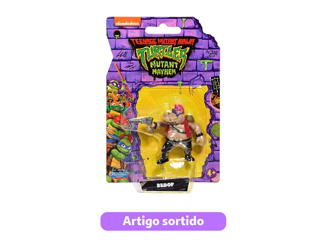 MINI FIGURA TARTARUGAS NINJA MODELOS SORTIDOS image number 1