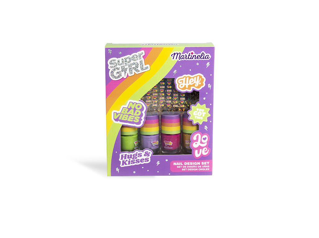 CONJUNTO UNHAS MARTINELIA SUPER GIRL image number 0