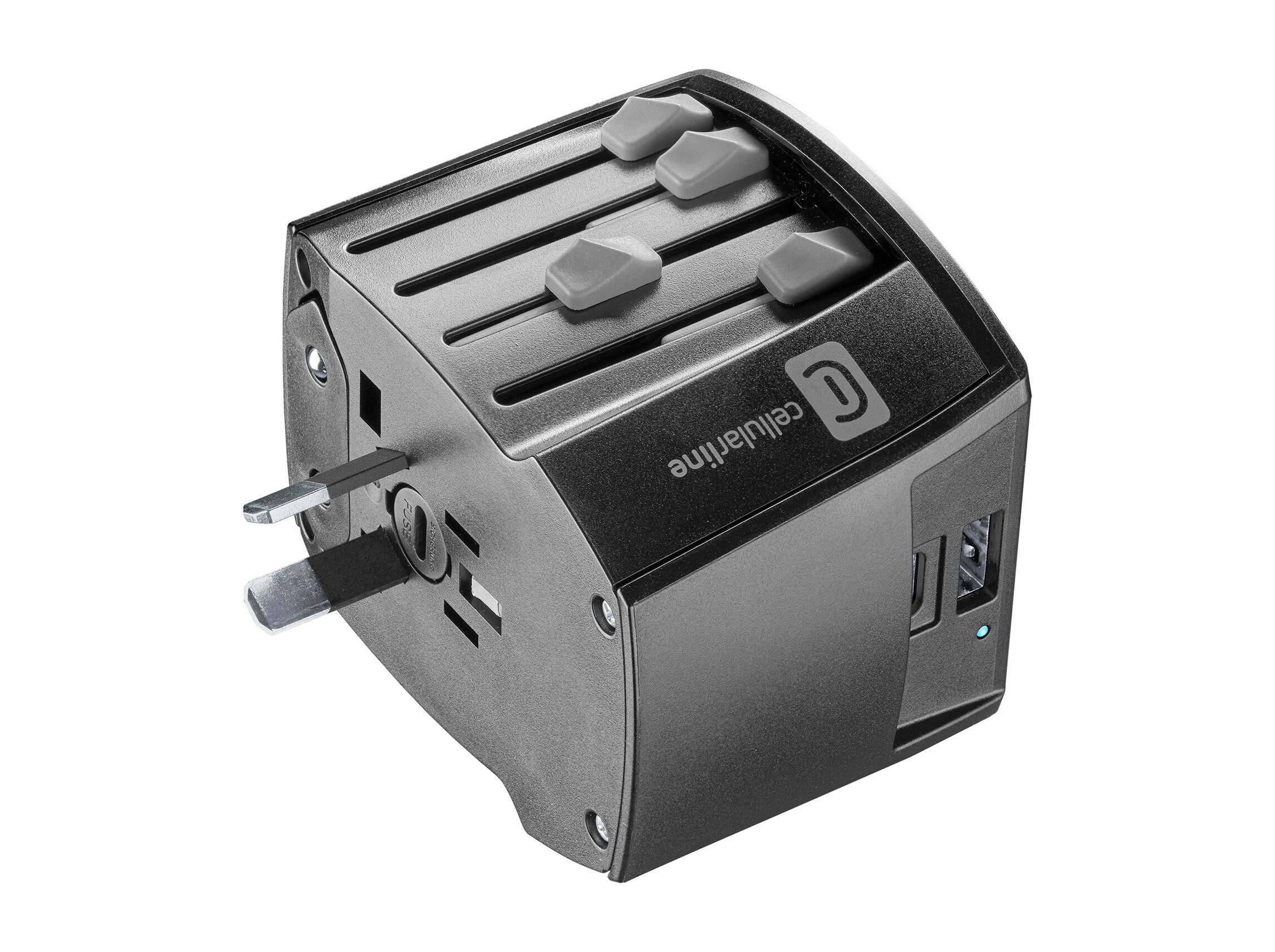 ADAPTADOR DE VIAGEM CELLULARLINE WORLD TRAVEL CHARGER 20W 1X USB-A 1X USB-C image number 5