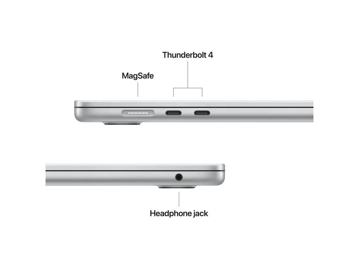 MACBOOK AIR APPLE (13" M4 10-CORE CPU 8-CORE GPU RAM:16GB 256GB SILVER) image number 4