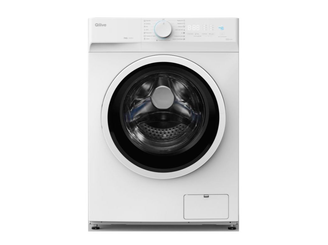 M&Aacute;QUINA DE LAVAR ROUPA QILIVE Q.6864 - BRANCO A 7KG