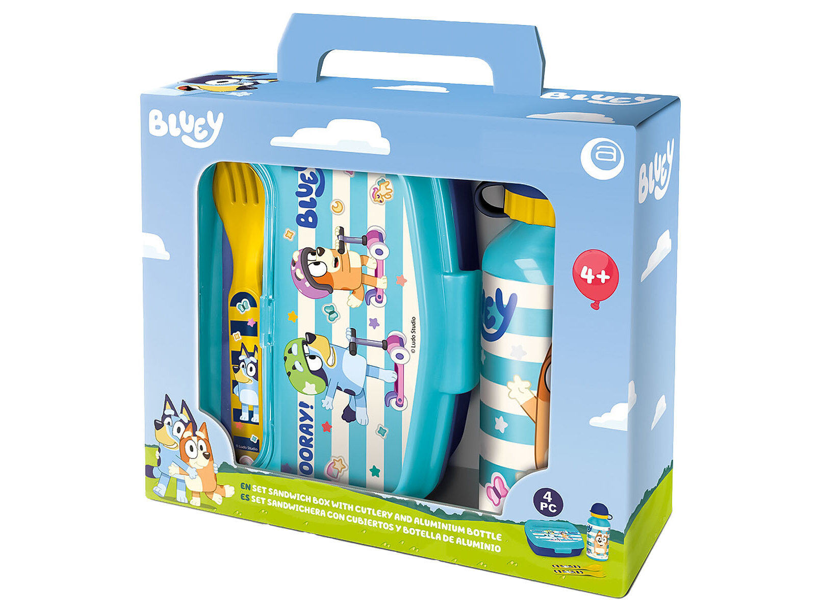 CONJUNTO DE CANTIL 400ML BLUEY +MERENDEIRA image number 1