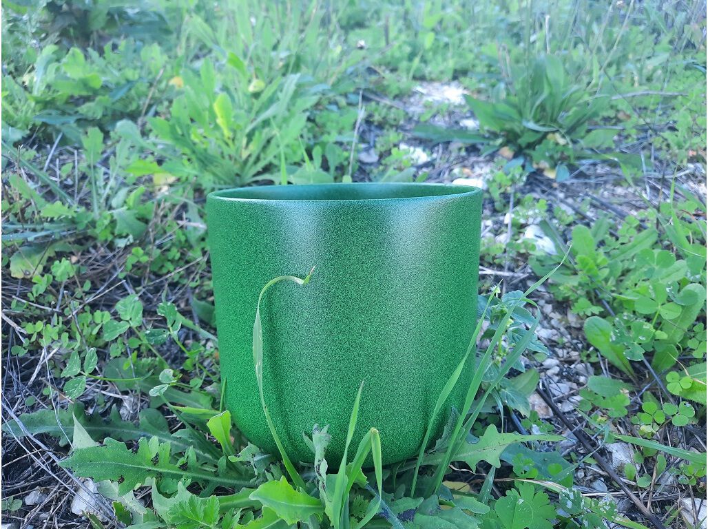 VASO REMO IN&OUT VERDE 19 CM image number 1