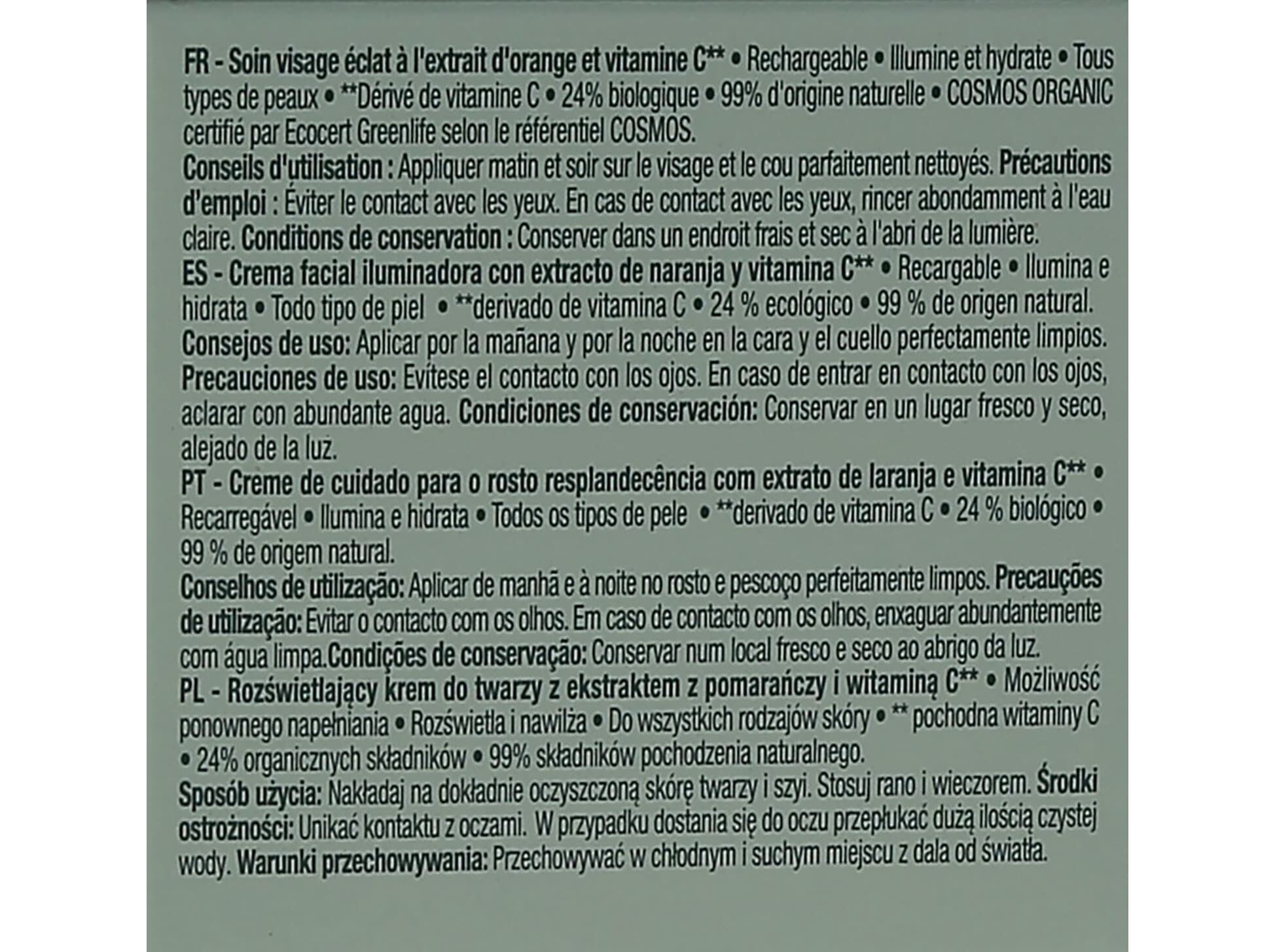 CREME ROSTO COSMIA BIO EFEITO GLOW VITAMINA C 50ML image number 1